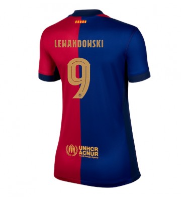 Barcelona Robert Lewandowski #9 Hemmatröja Dam 2024-25 Kortärmad